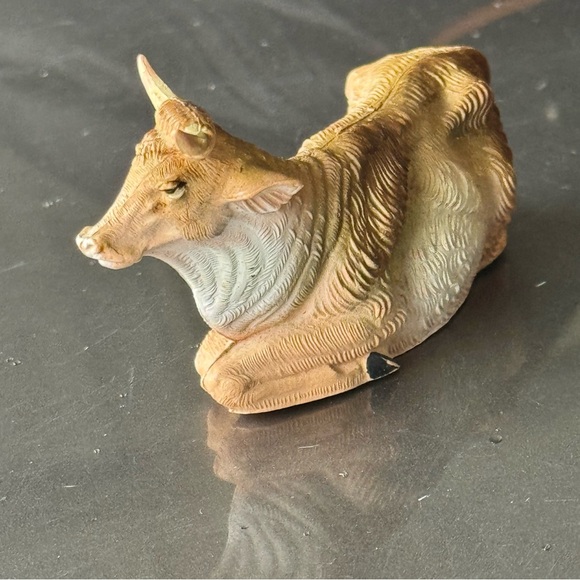 Fontanini - Seated Laying Ox, Vintage Christmas Holiday Nativity Figurine Italy - Picture 2 of 4